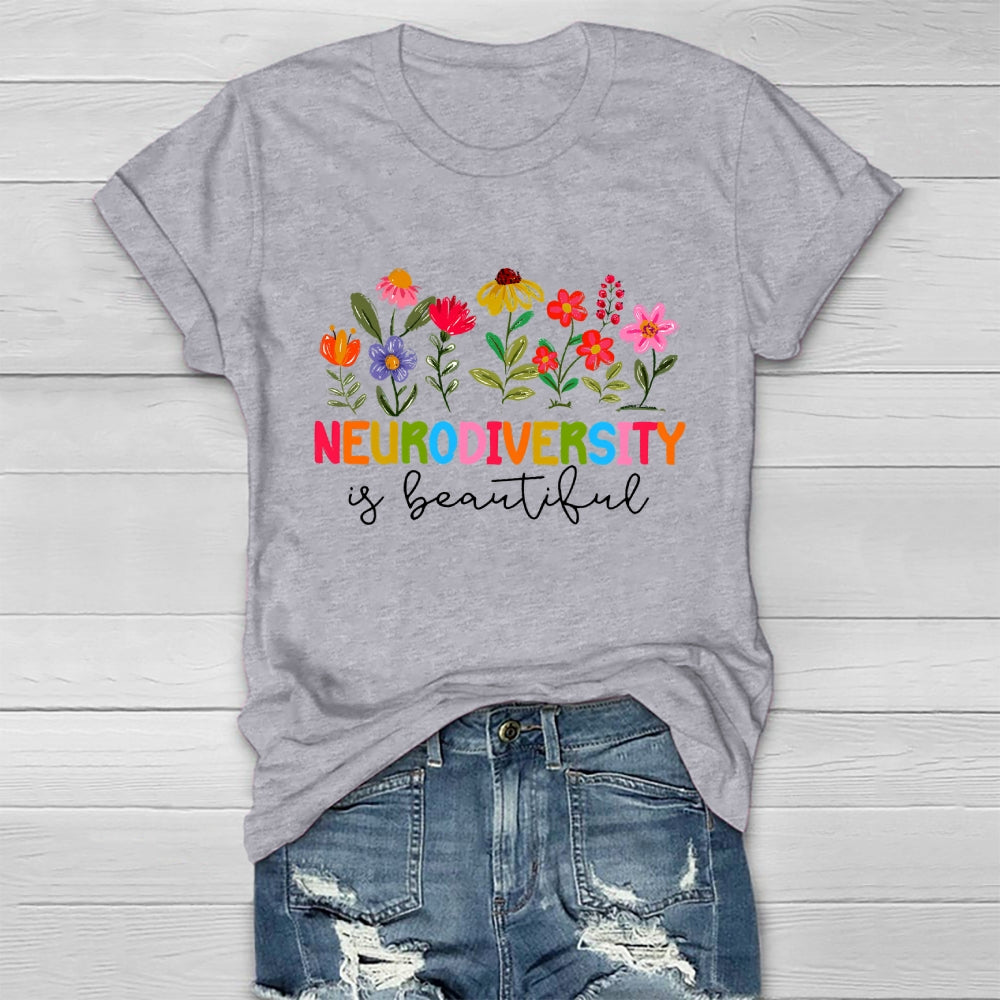 Neurodiversity Is Beautiful Healthwear T-shirt