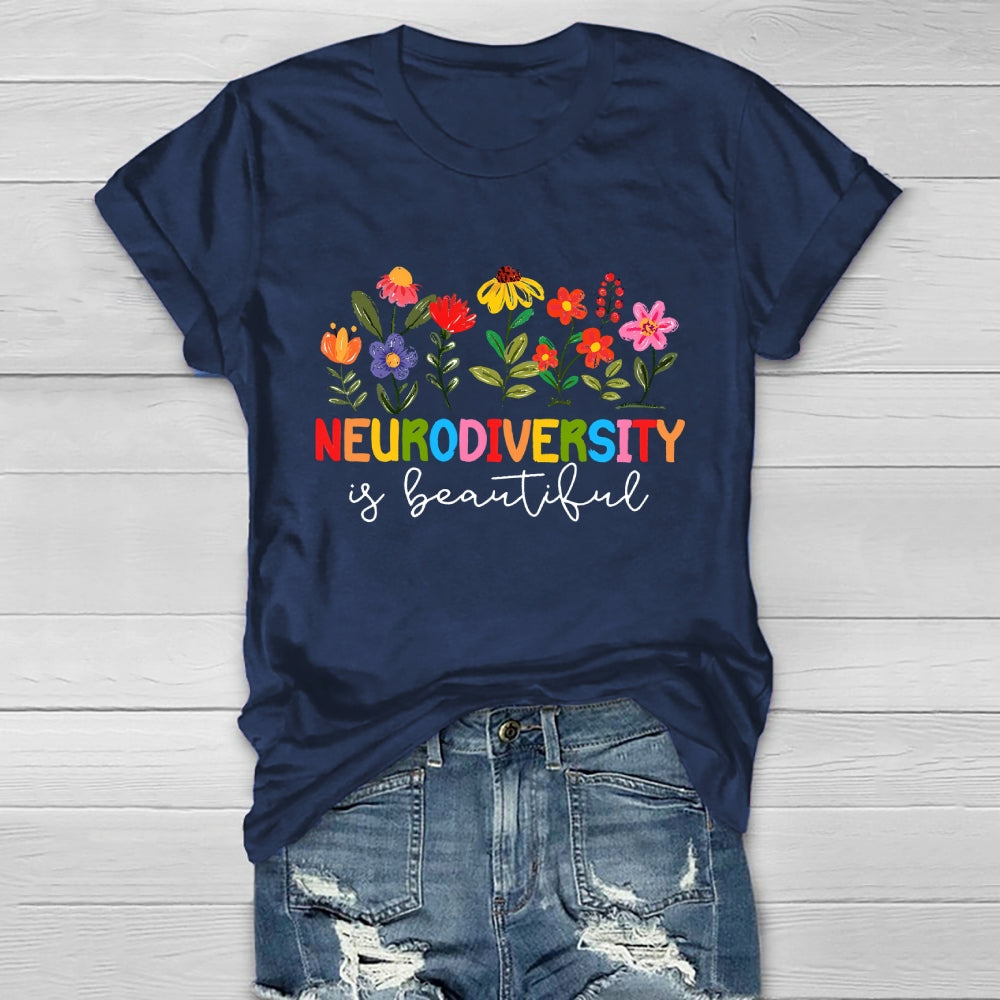 Neurodiversity Is Beautiful Healthwear T-shirt