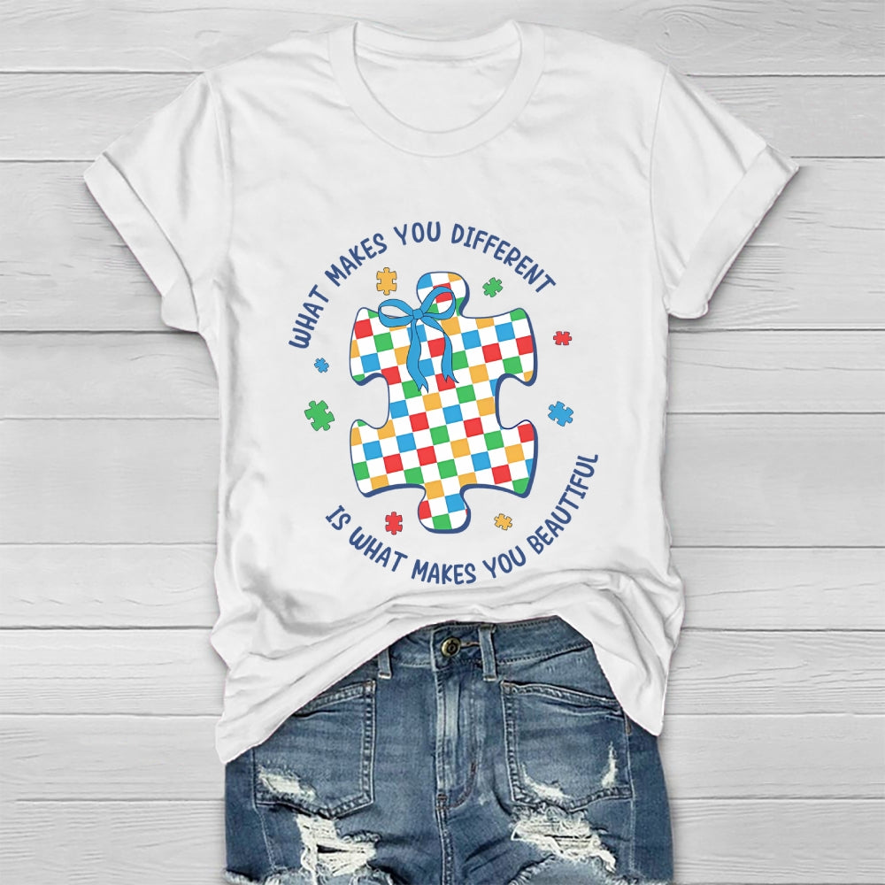 What Makes You Different Is What Makes You Beautiful Healthwear T-shirt