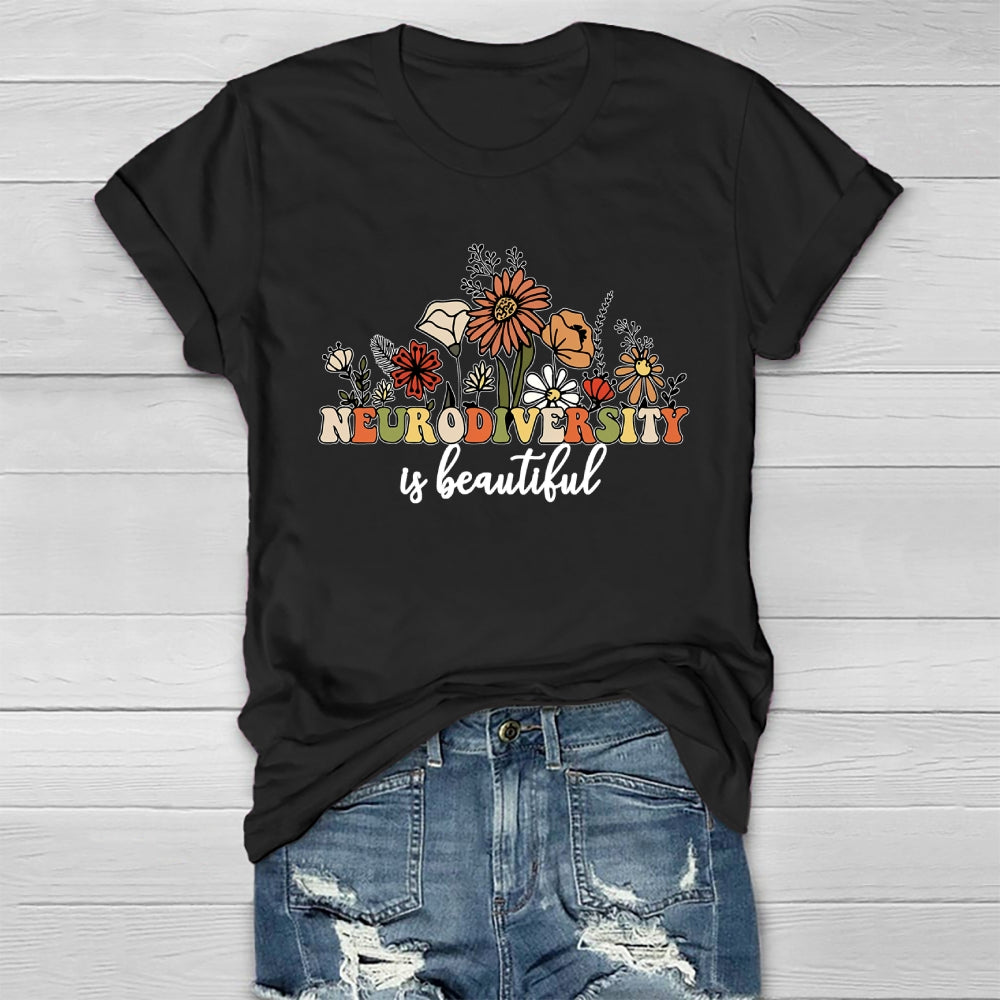 Neurodiversity Is Beautiful Healthwear T-shirt