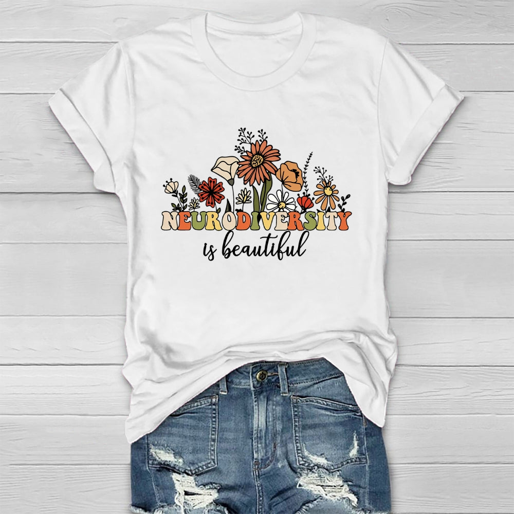 Neurodiversity Is Beautiful Healthwear T-shirt