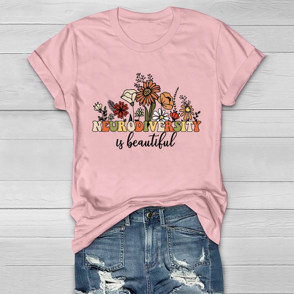 Neurodiversity Is Beautiful Healthwear T-shirt