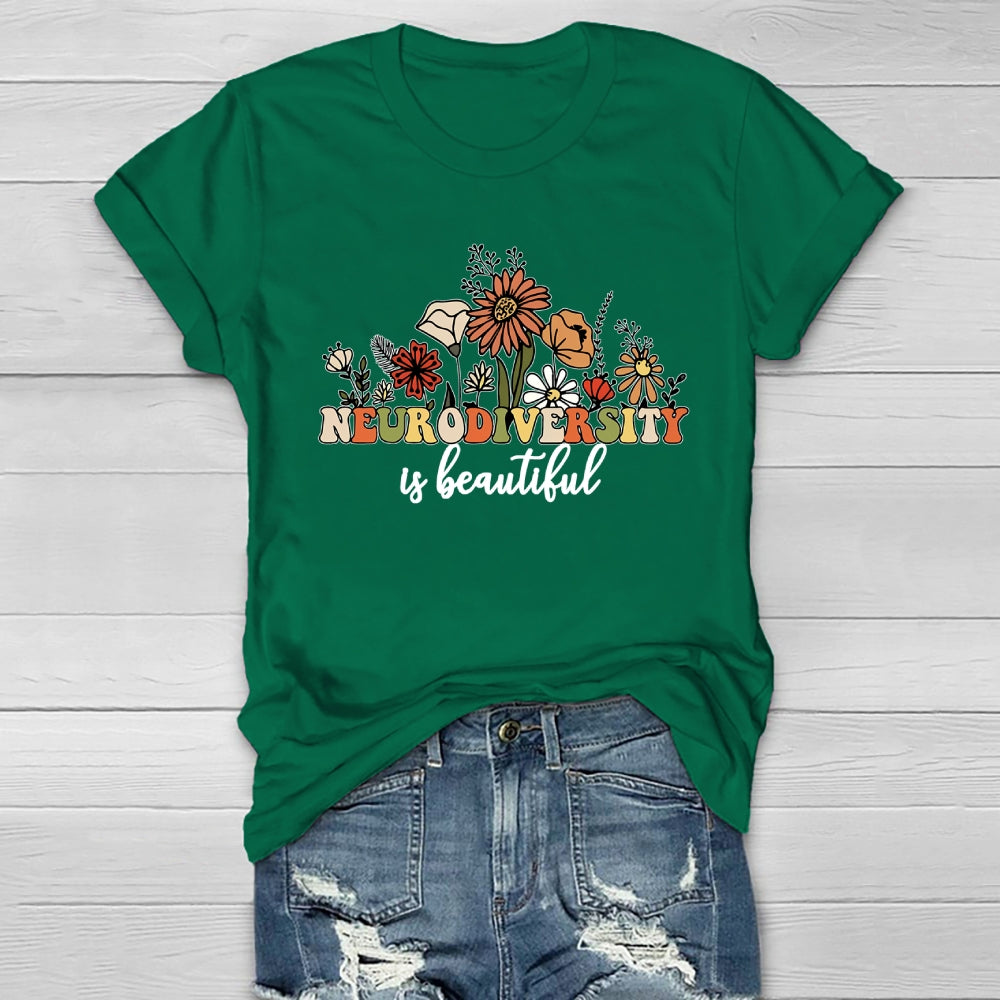 Neurodiversity Is Beautiful Healthwear T-shirt