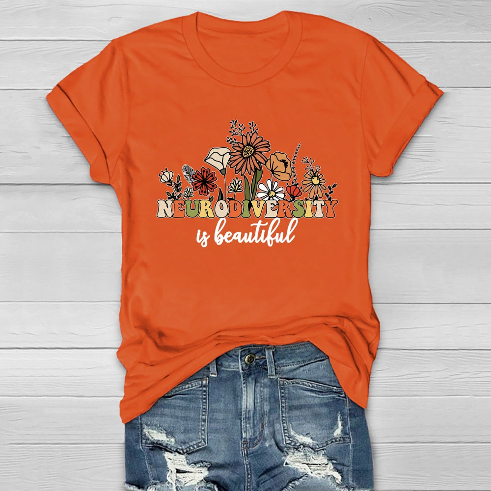 Neurodiversity Is Beautiful Healthwear T-shirt