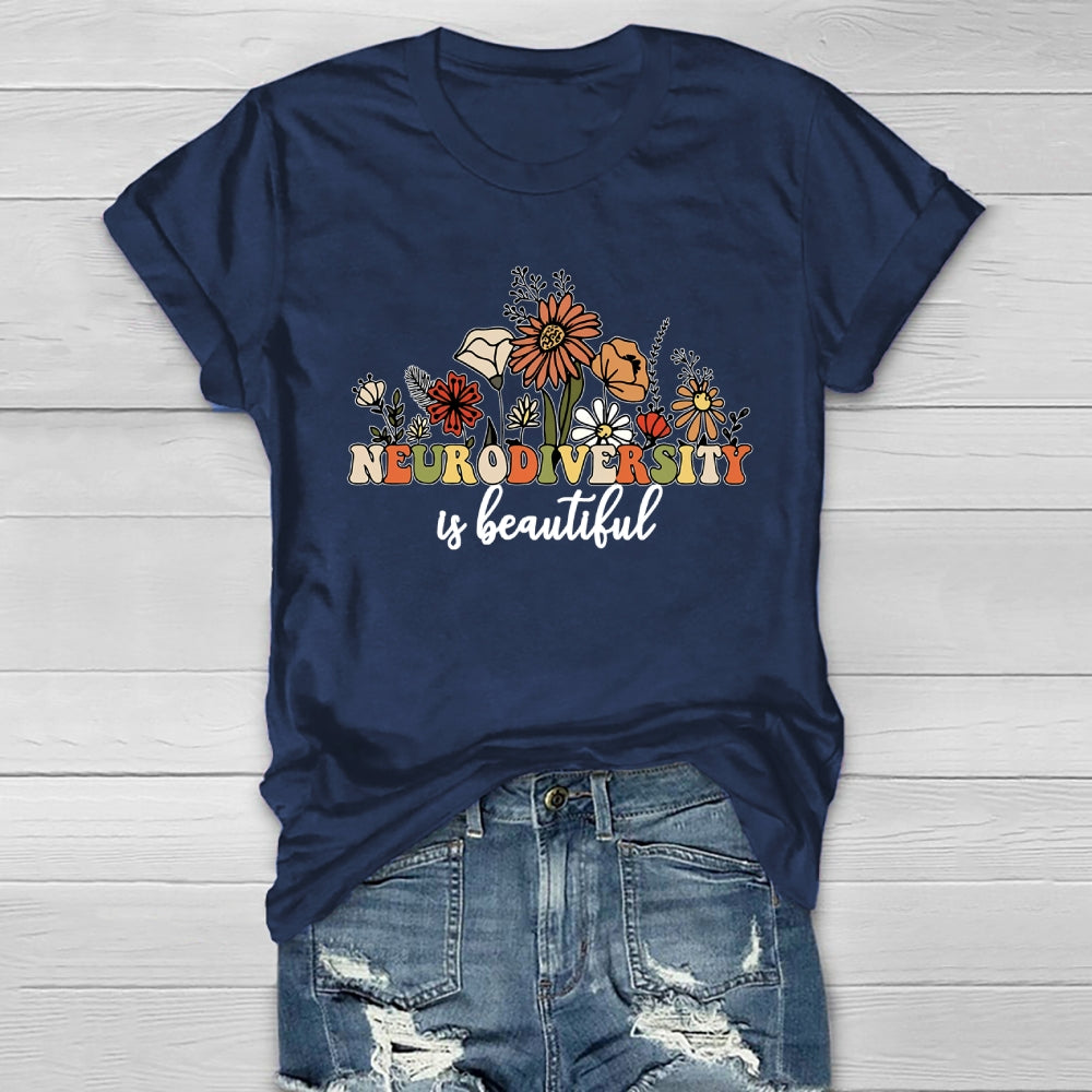 Neurodiversity Is Beautiful Healthwear T-shirt