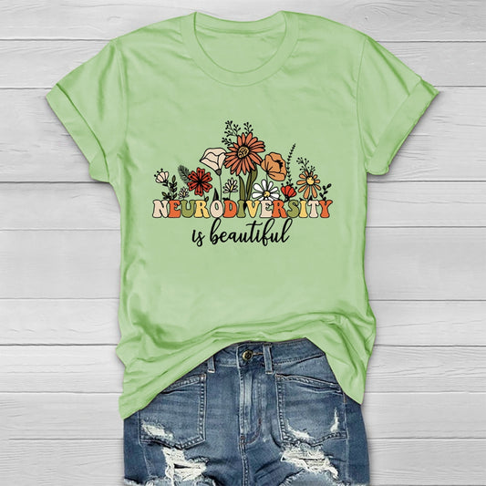 Neurodiversity Is Beautiful Healthwear T-shirt