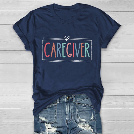 Caregiver Letters Healthwear T-shirt