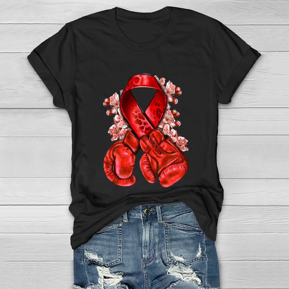 Red Boxing Gloves  Healthwear T-shirt