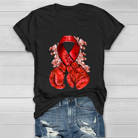 Red Boxing Gloves  Healthwear T-shirt