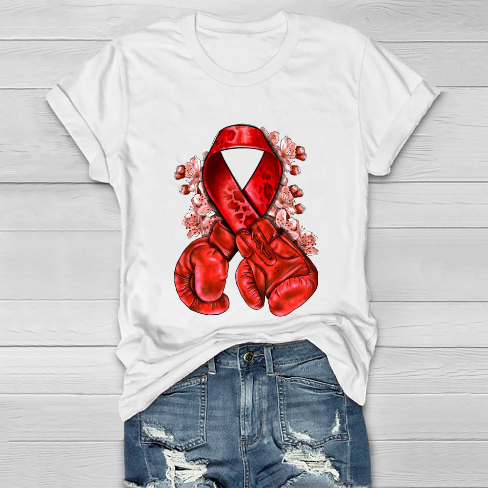 Red Boxing Gloves  Healthwear T-shirt