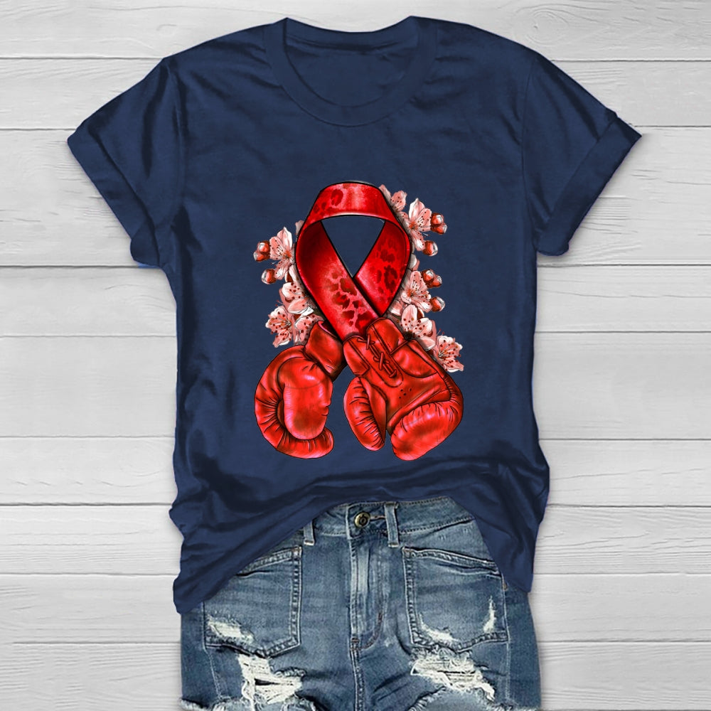 Red Boxing Gloves  Healthwear T-shirt