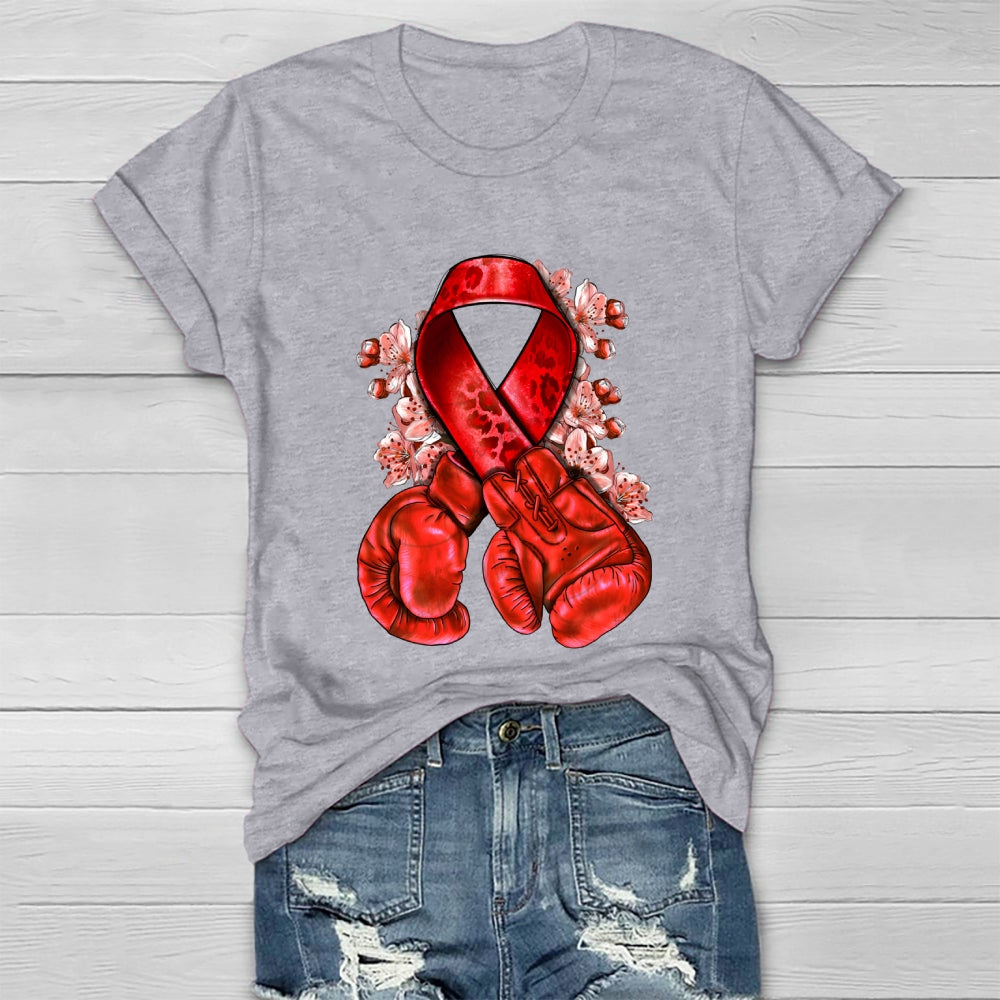 Red Boxing Gloves  Healthwear T-shirt