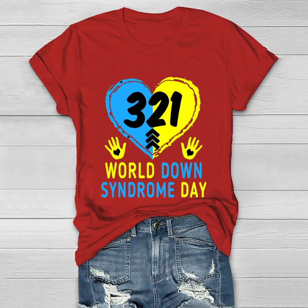 World Down Syndrome Awareness Day 321 Healthwear T-shirt