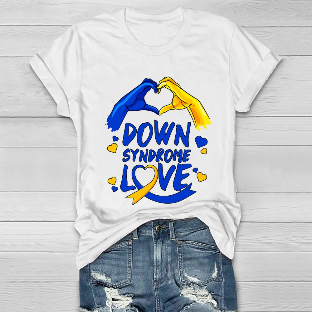 Down Syndrome Love Healthwear T-shirt