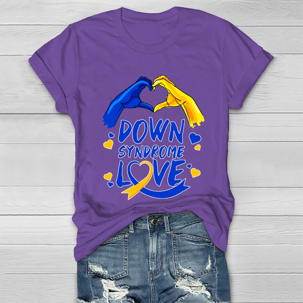 Down Syndrome Love Healthwear T-shirt