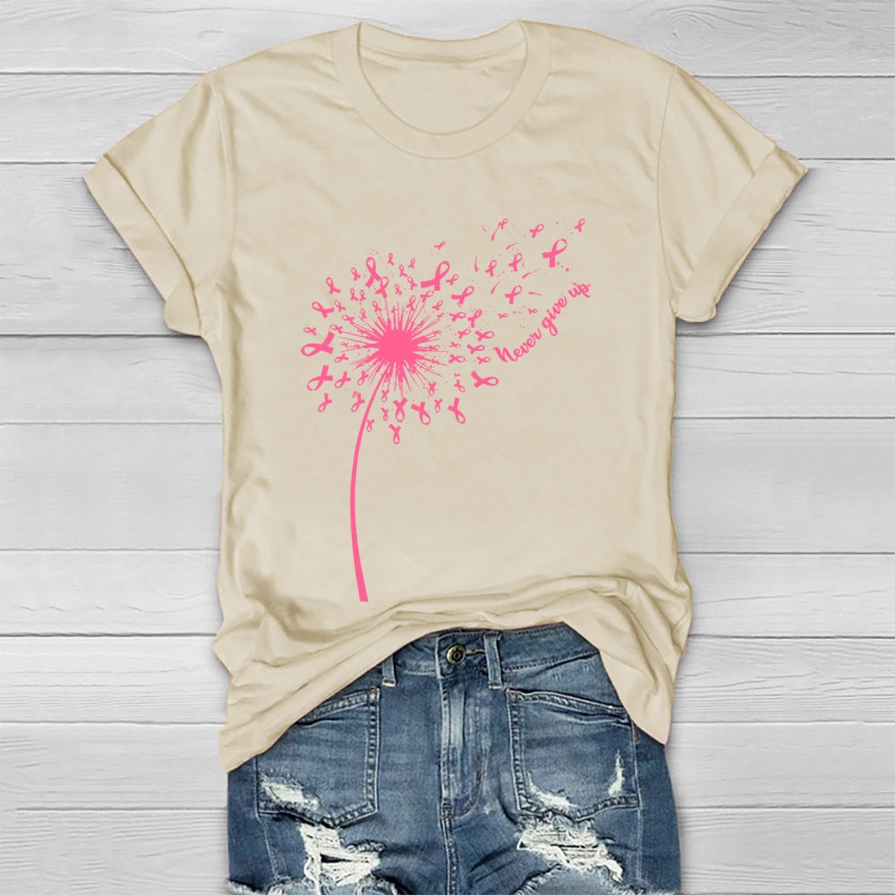 Never Give Up Healthwear T-shirt