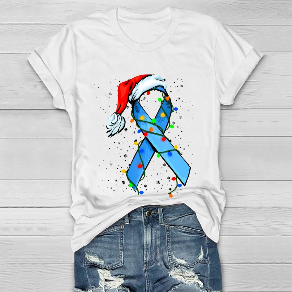 Blue Ribbon Christmas Healthwear T-shirt