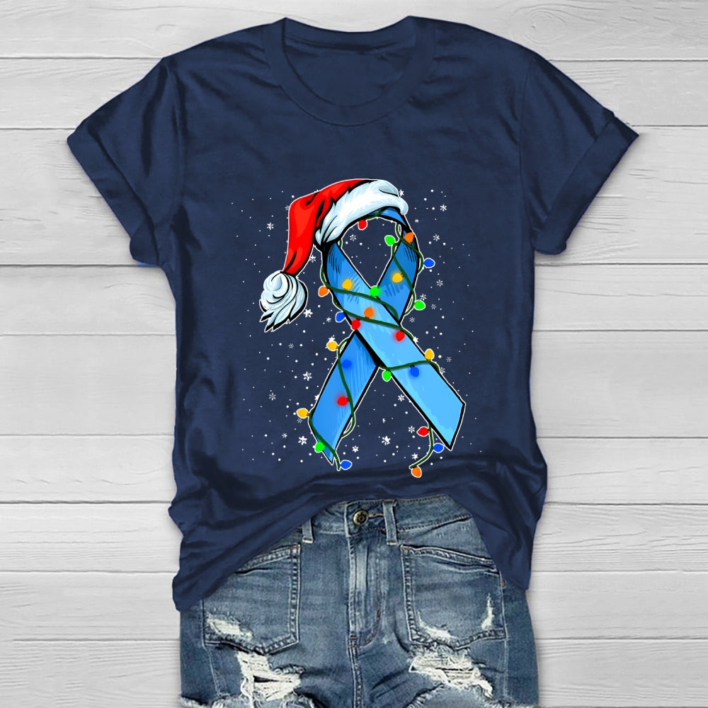Blue Ribbon Christmas Healthwear T-shirt