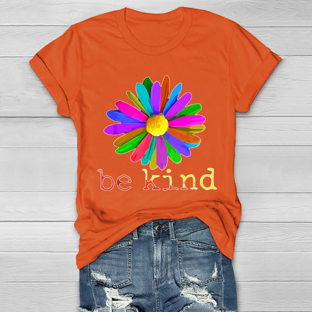 Be Kind Flowers Healthwear T-shirt
