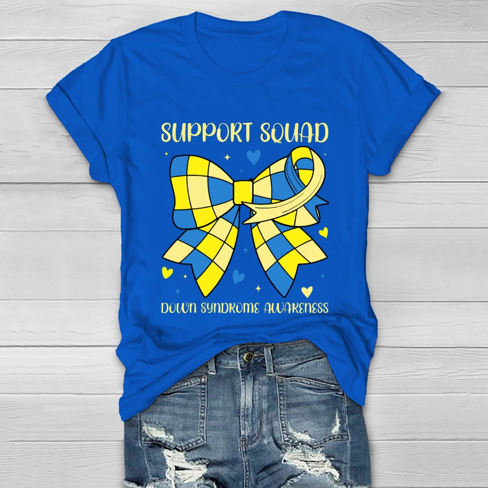 Support Squad Down Syndrome Awareness Healthwear T-shirt