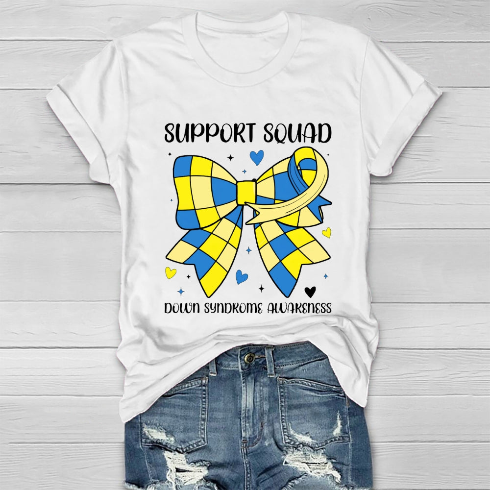 Support Squad Down Syndrome Awareness Healthwear T-shirt