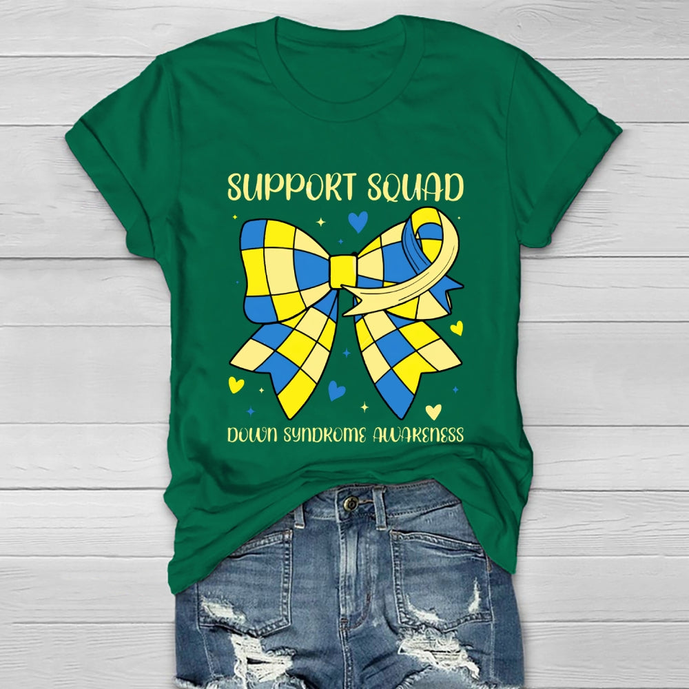 Support Squad Down Syndrome Awareness Healthwear T-shirt