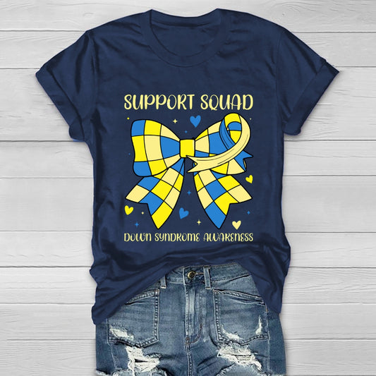 Support Squad Down Syndrome Awareness Healthwear T-shirt