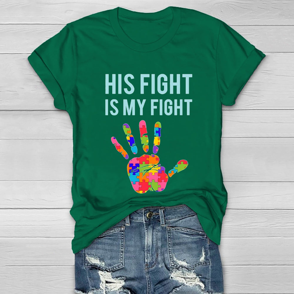 His Fight Is My Fight All Cancer Awareness Healthwear T-shirt