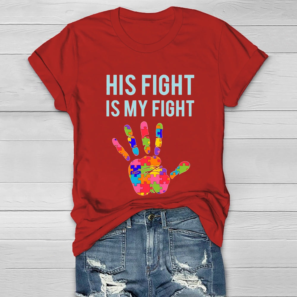 His Fight Is My Fight All Cancer Awareness Healthwear T-shirt