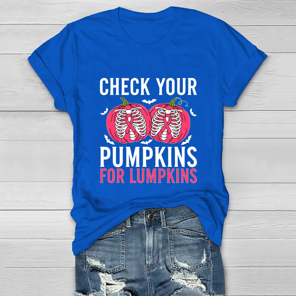 Check Your Pumpkins For Lumpkins Healthwear T-shirt