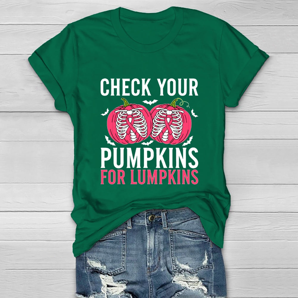 Check Your Pumpkins For Lumpkins Healthwear T-shirt