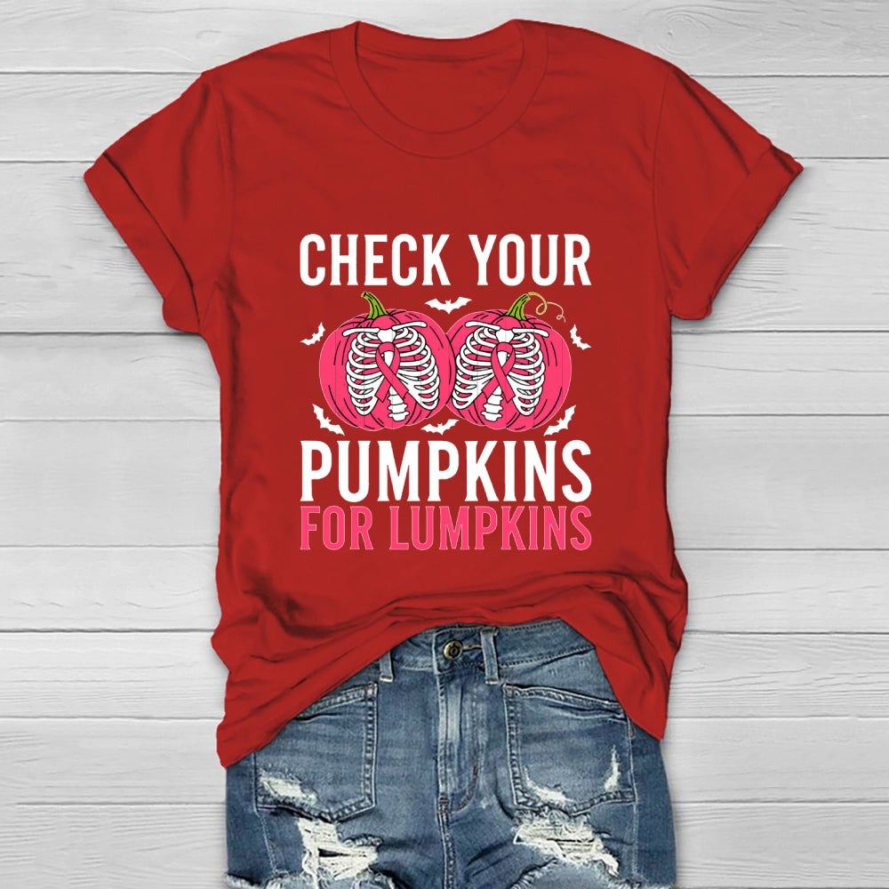 Check Your Pumpkins For Lumpkins Healthwear T-shirt