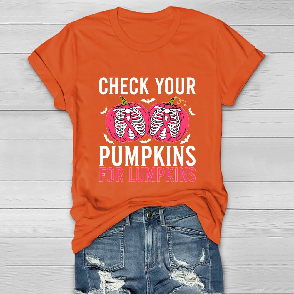 Check Your Pumpkins For Lumpkins Healthwear T-shirt