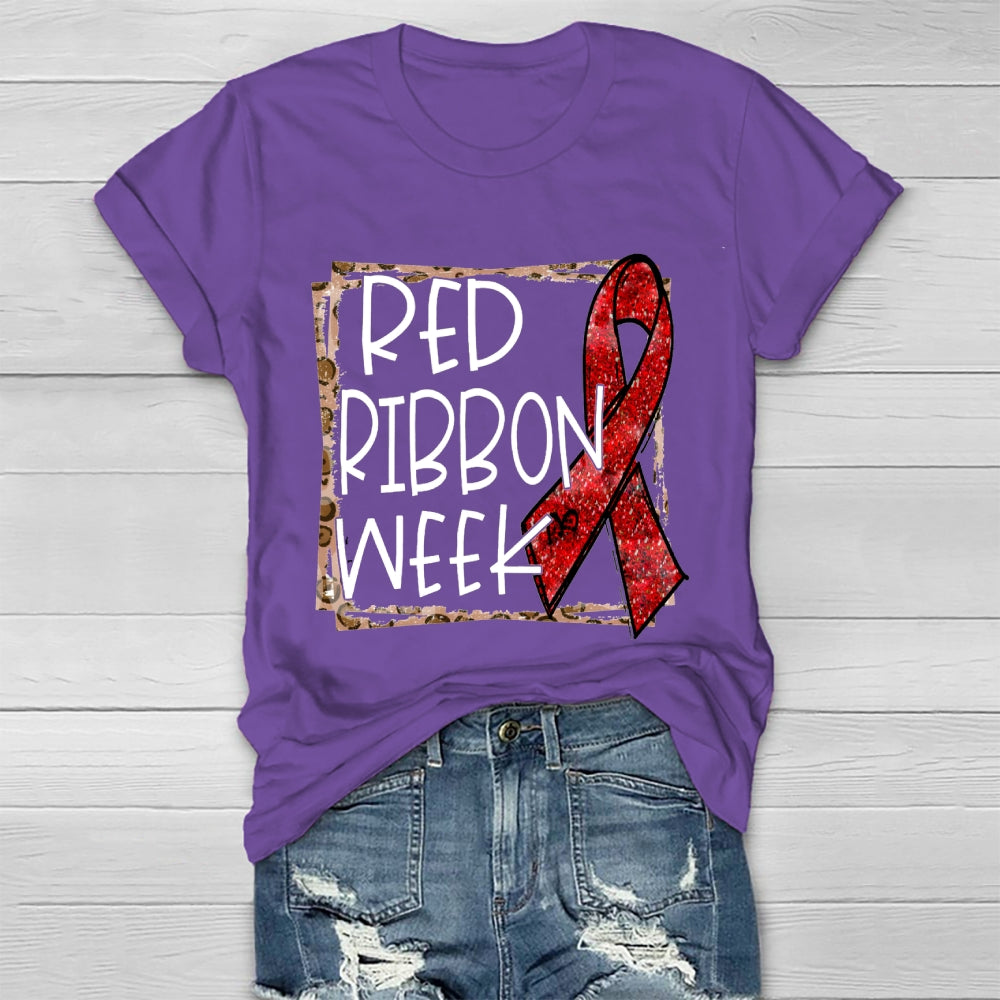 Red Ribbon Week Healthwear T-shirt