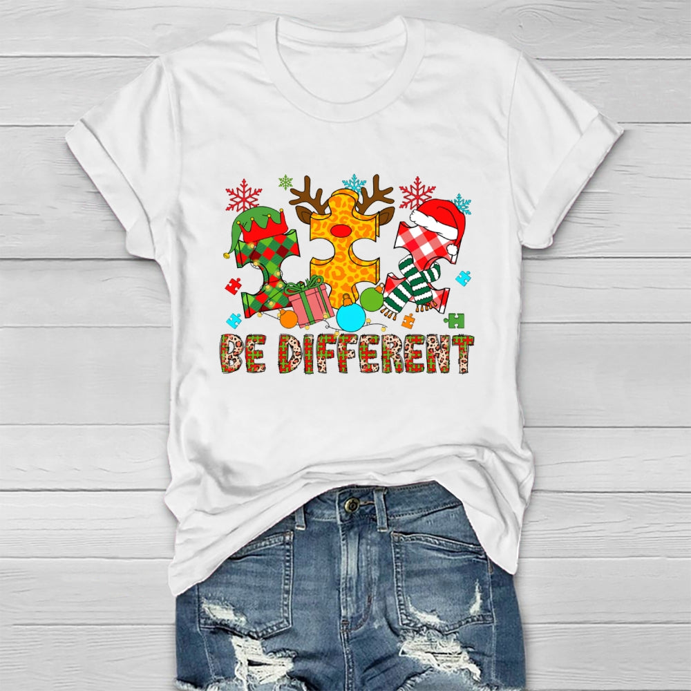 Be Different Christmas Healthwear T-shirt