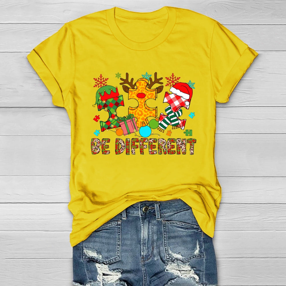 Be Different Christmas Healthwear T-shirt