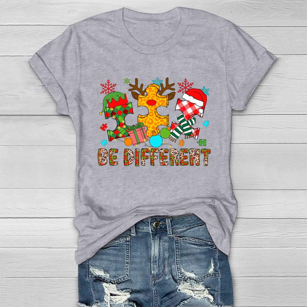 Be Different Christmas Healthwear T-shirt