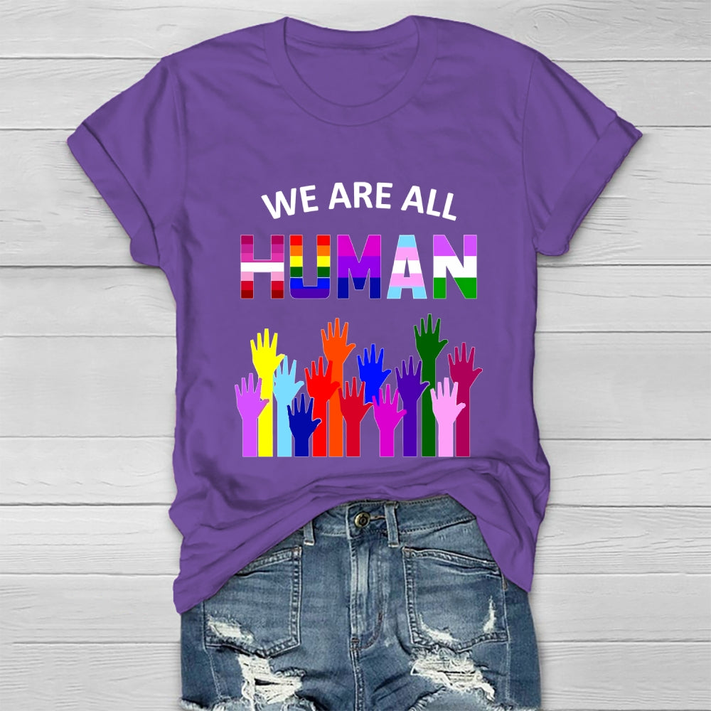 We Are All Human Healthwear T-shirt