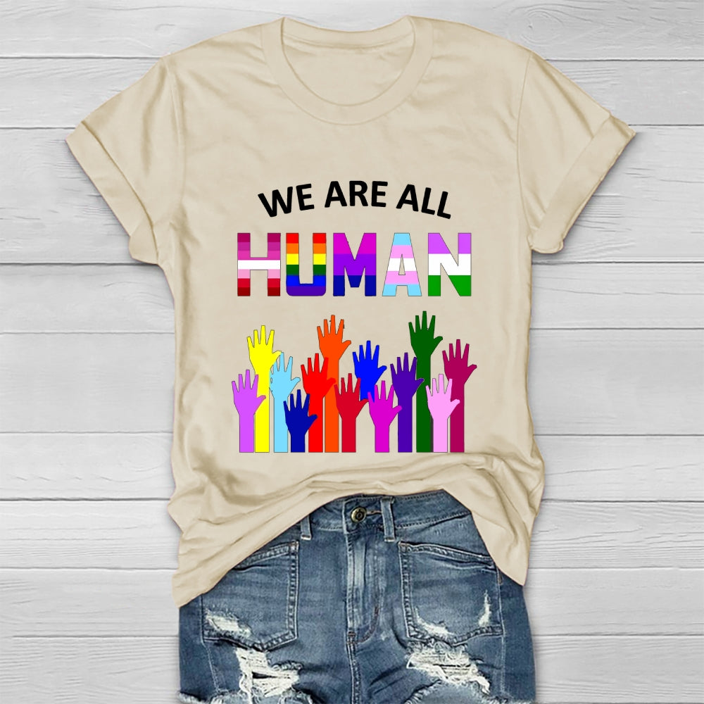 We Are All Human Healthwear T-shirt
