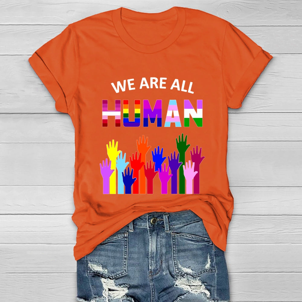 We Are All Human Healthwear T-shirt