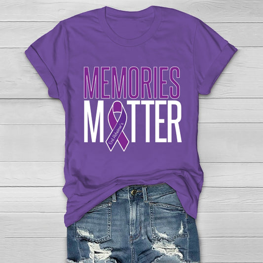 Memories Matter Alzheimers Awareness  Healthwear T-shirt