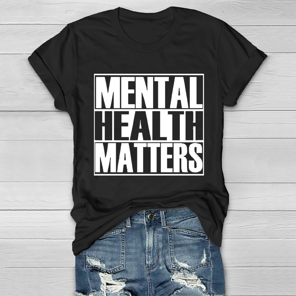 Mental Health Matters Letters Healthwear T-shirt