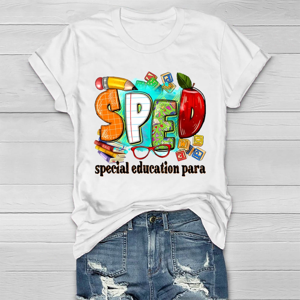 Sped Special Education Para  Healthwear T-shirt