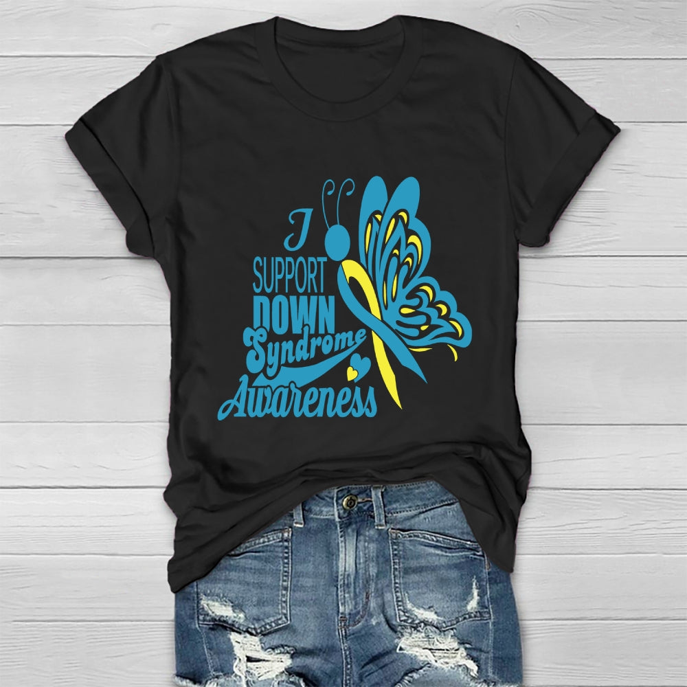Support Down Syndrome Awareness Healthwear T-shirt