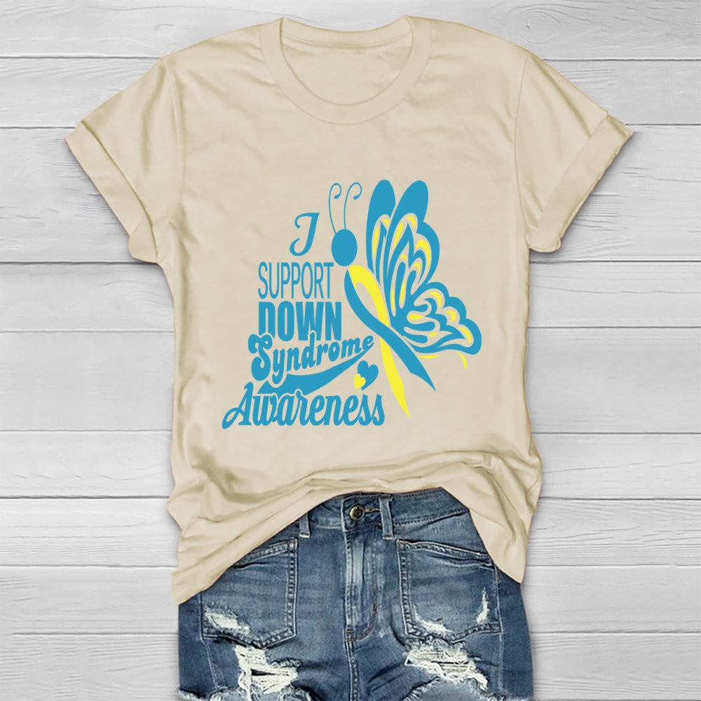 Support Down Syndrome Awareness Healthwear T-shirt