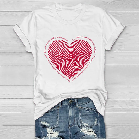 I Let Go Of Negativity And Fill My Life With Positivity  Healthwear T-shirt