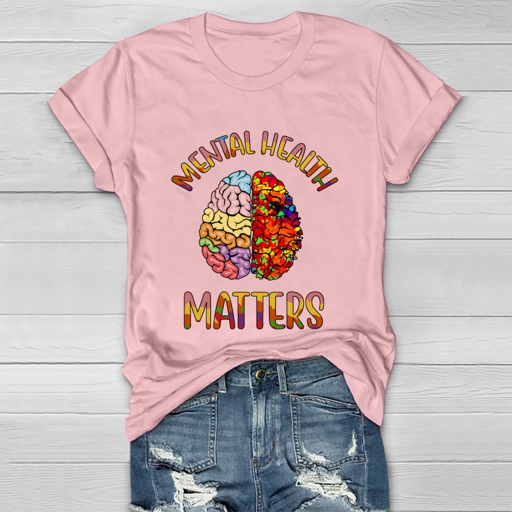 Mental Health Matters Brain Healthwear T-shirt