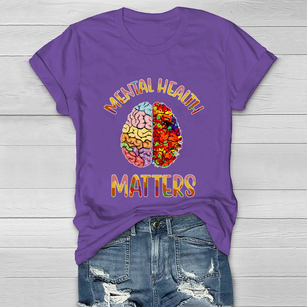 Mental Health Matters Brain Healthwear T-shirt