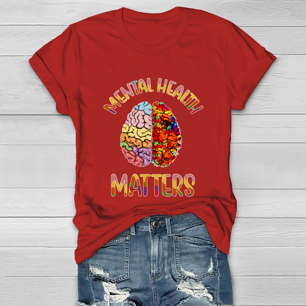 Mental Health Matters Brain Healthwear T-shirt