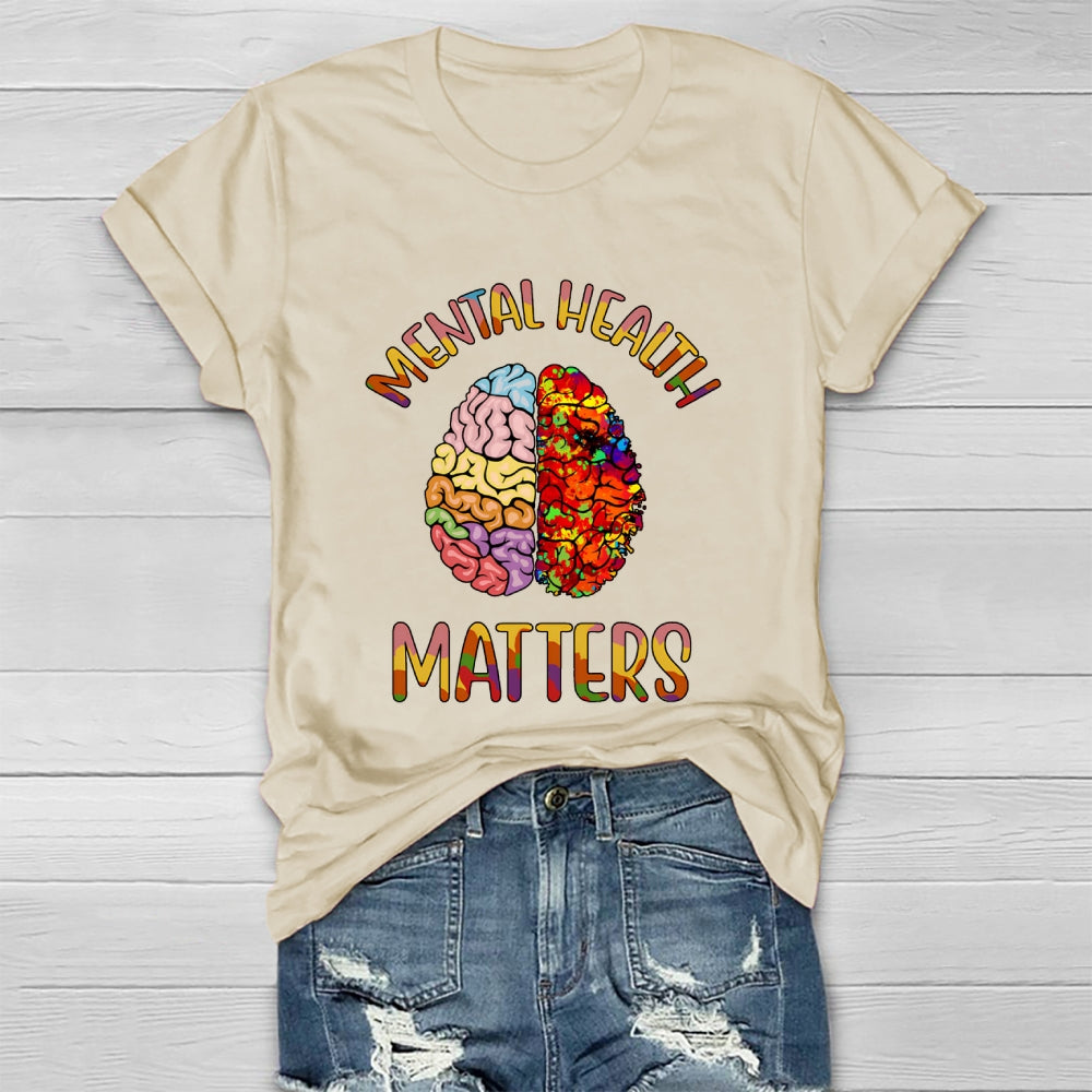 Mental Health Matters Brain Healthwear T-shirt